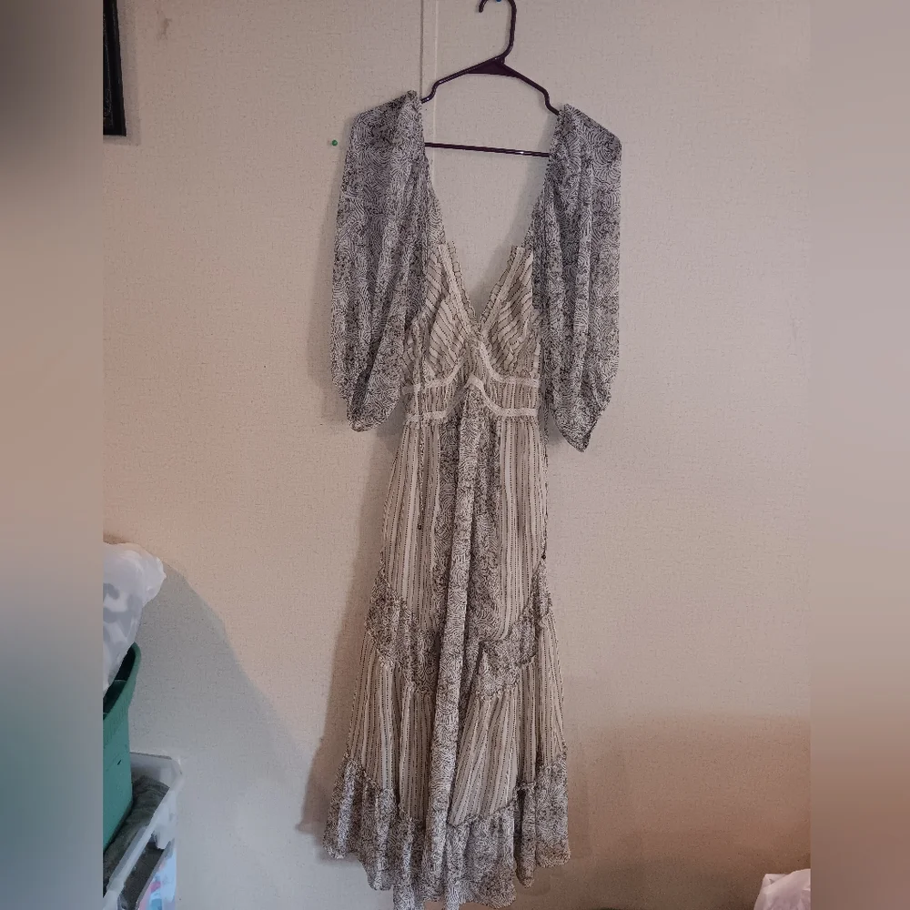 Free People 'You're A Jewel' Printed Maxi Dress Size S - Picture 3 of 8
